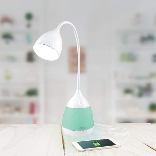 Set the mood with OttLite’s Color Changing Desk Lamp – perfect for work or play