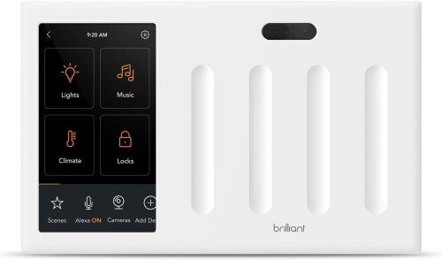 Take Control of Your Home with Brilliant Wi-Fi Smart 4-Switch Control Panel!