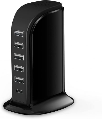 Power Up Your Devices in Style with Charger Block 6 in 1 Upoy – Your Ultimate Charging Hub