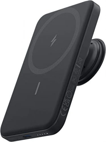 Power Up and Grip On: Anker Magnetic Battery with PopSockets Grip for Wireless Convenience