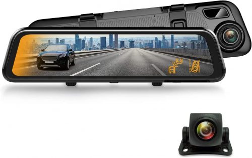 Protect yourself and your vehicle with the REXING M2 Smart BSD ADAS Dual Mirror Dash CAM 12