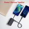 iWALK Portable Charger 9000mAh Ultra-Compact Power Bank with Built-in Cable