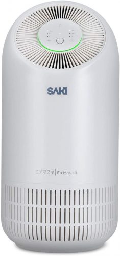 Breathe Easy: SAKI True HEPA H13 Filter Air Purifier with Smart Air Quality Monitor