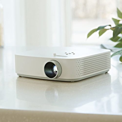 Experience a cinematic view in the comfort of your home with LG PF50KA Portable Full HD LED Smart TV CineBeam Projector