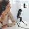 Record your voice with professional quality using the FIFINE USB Microphone – the perfect tool for podcasting, gaming, and voiceovers