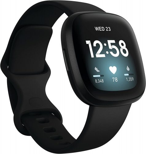 Stay on track and take your fitness to the next level with the Fitbit Versa 3 Smartwatch – now with built-in GPS to help you explore the great outdoors and track your progress