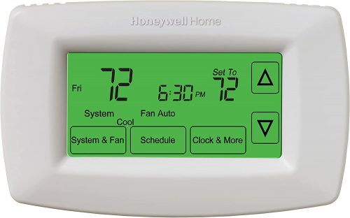 The Honeywell RTH7600D Touchscreen Programmable Thermostat