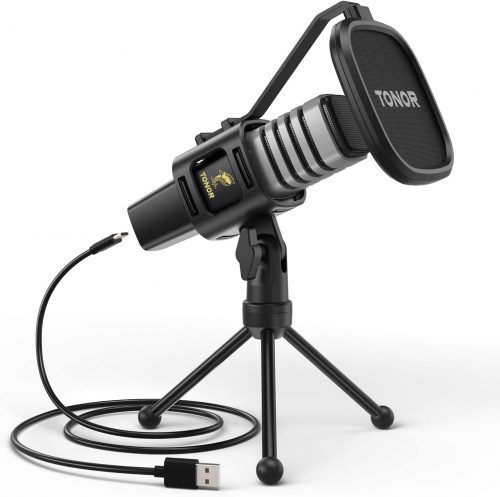 Experience crystal clear audio with TONOR USB Microphone – Perfect for podcasting, gaming, and streaming