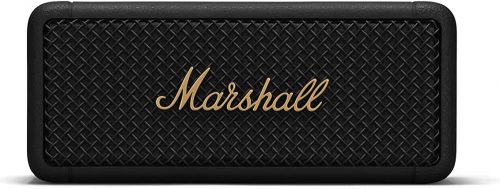Power of Music On-the-Go with Marshall’s Waterproof Wireless Portable Speaker – Continuous Playtime Guaranteed!