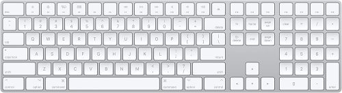 Elevate Your Workstation with Apple Wireless Keyboard with Numeric Keypad – Sleek, Stylish and Rechargeable