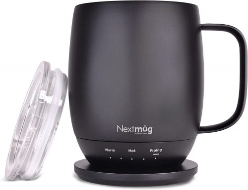 The innovative Nextmug – the temperature-controlled, self-heating coffee mug that keeps your brew piping hot for hours