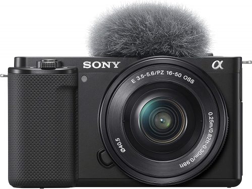 Elevate your vlogging game with the Sony Alpha ZV-E10 – the perfect mirrorless camera kit for content creators