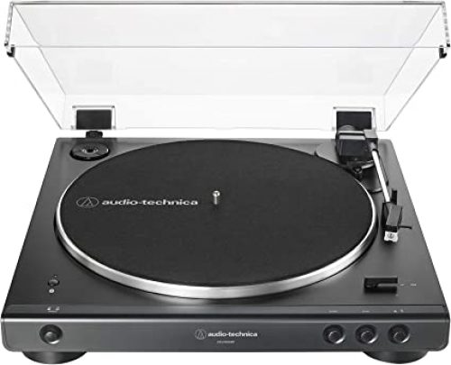Experience the Best of Both Worlds with Audio-Technica AT-LP60XBT-BK Fully Automatic Bluetooth Turntable