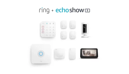 Protect your home with Ring’s complete security solution – the Ring Alarm 8-Piece Kit (2nd Gen), Ring Video Doorbell, and Echo Show 8 – providing you with the ultimate peace of mind